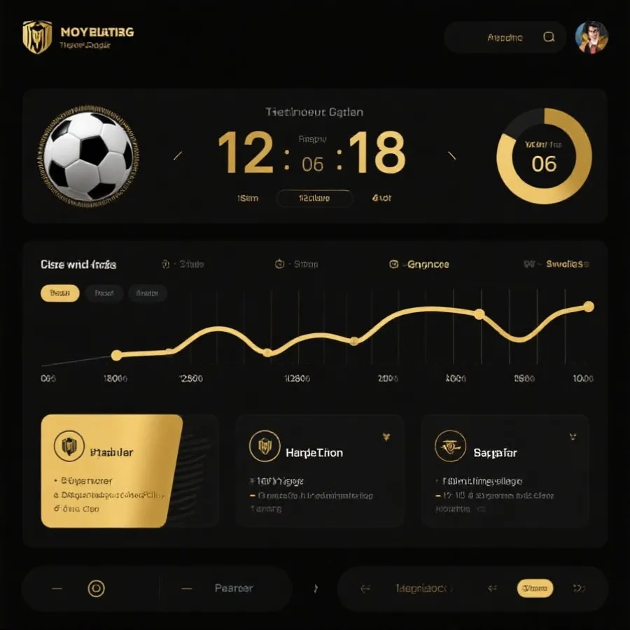 世界盃即時比分儀表板示意圖