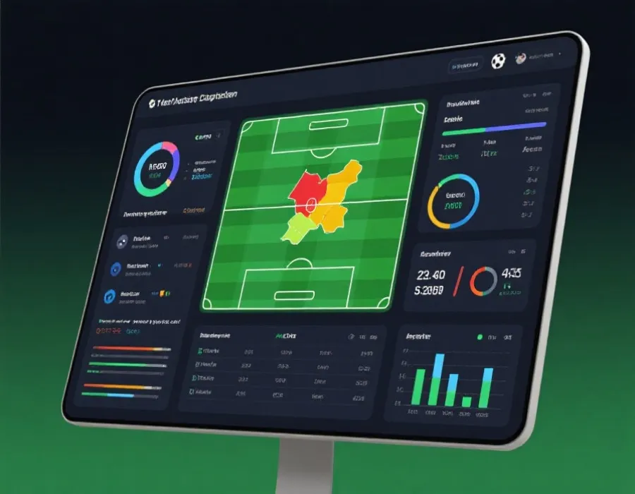 盤口與賽事數據分析示意圖